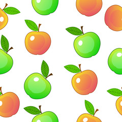 Apple seamless pattern