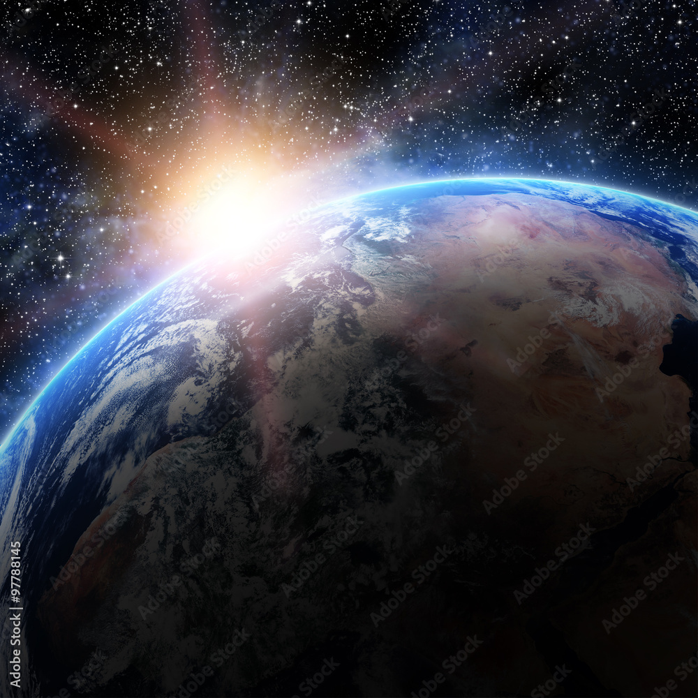 Wall mural earth