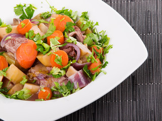 Beef stew with vegetables