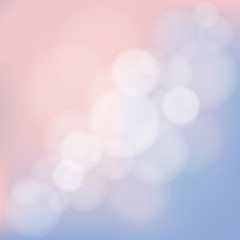 Abstract blurred bokeh background, vector illustration