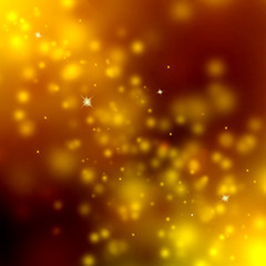 Christmas Time. Christmas background. Festive xmas background with bokeh defocused lights.  Party - celebration background.