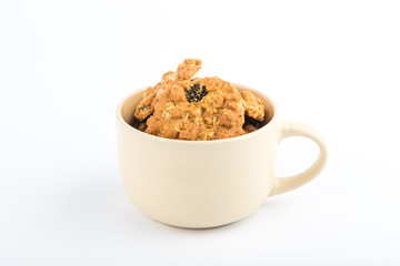 cookies in cup