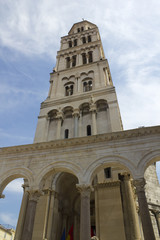 Fototapeta na wymiar Diocletian's Palace in Split, Croatia