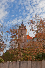 Fototapeta na wymiar Donjon of Brandys nad Labem Castle, Czech Republic