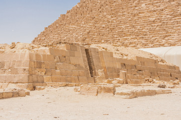 Ancient ruins of Giza.