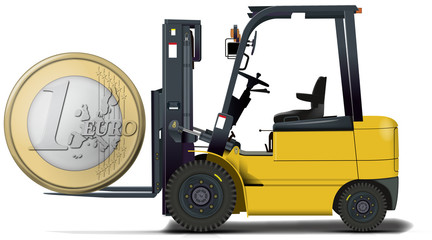 Chariot élévateur 1euro