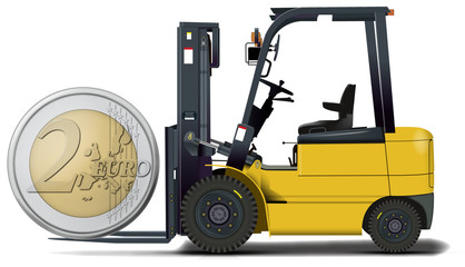 Chariot élévateur 2euros