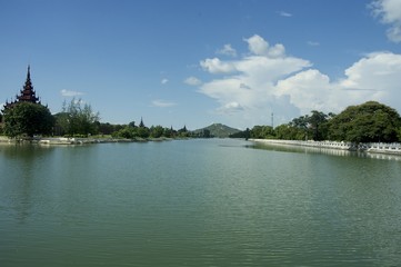 Mandalay palace/fort - moat
