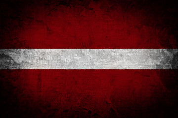 Grunge of Latvia flag 