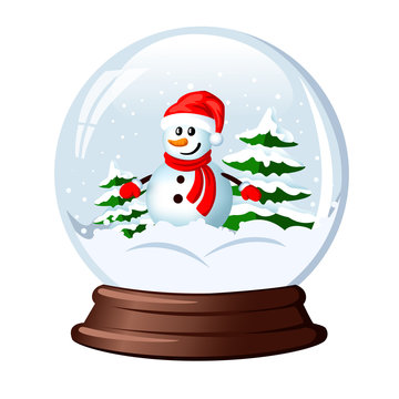snowball with snoman