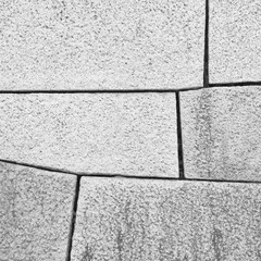 Old stone block wall background and texture