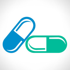 capsules vector symbol