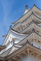 Fototapeta na wymiar Himeji Castle , A hilltop Japanese castle complex located in Himeji, Hyogo Prefecture