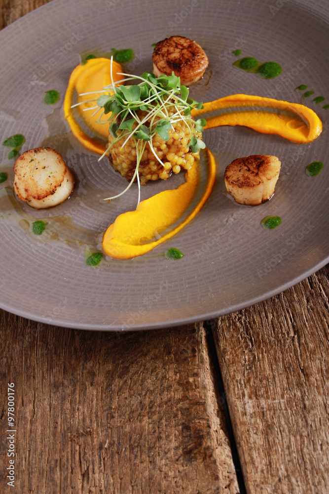 Canvas Prints scallop appetizer starter