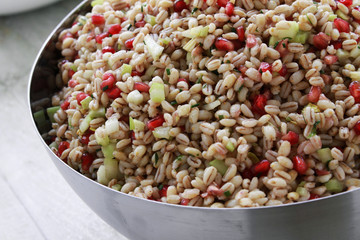 healthy salad selection