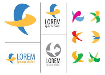 Graphic elements suitable for logo or emblem