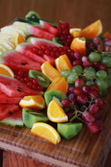 mixed fruit selection
