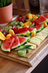 mixed fruit selection