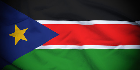 Obraz premium South Sudan Flag