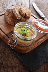 traditional potted shrimp appetizer