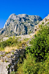 Montenegro, Kotor, old town, ancient fortress, This town included in the UNESCO heritage