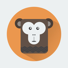 Chimp Baby Animal Icon