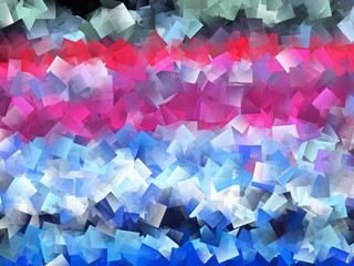 Colorful cubism Design