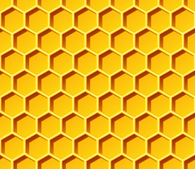 Honeycomb Seamless Vector Pattern