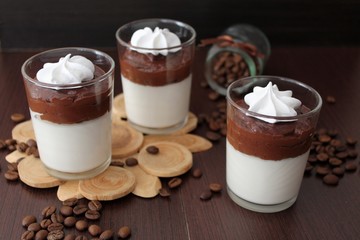 Chocolate Panna Cottas