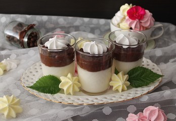 Chocolate Panna Cottas