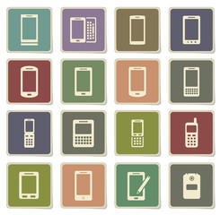 Phones simply icons