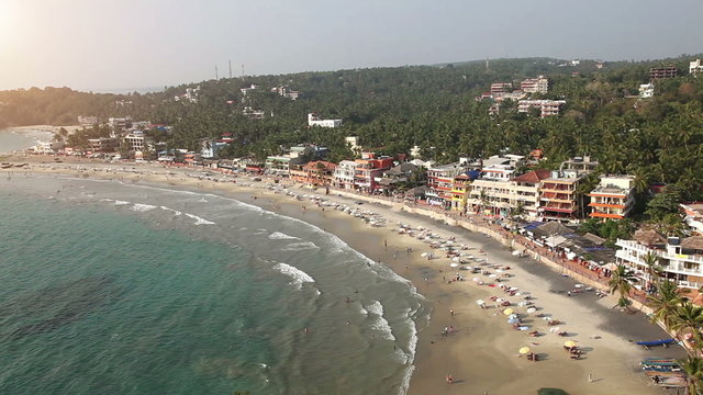 Indian kovalam beach
