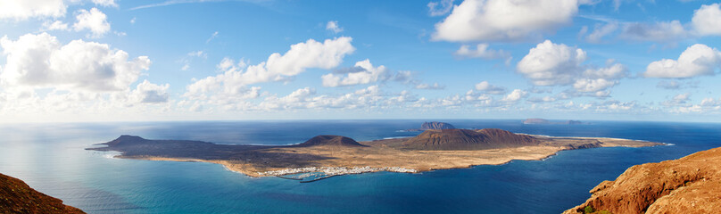 Panorama of La Graciosa © freedom_wanted