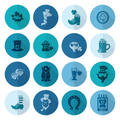 Saint Patricks Day Icon Set