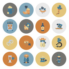 Fototapeta premium Saint Patricks Day Icon Set
