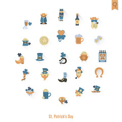 Saint Patricks Day Isolated Icon Set