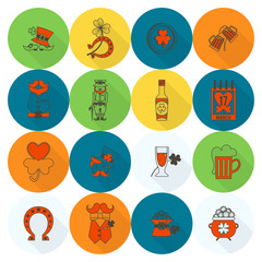 Saint Patricks Day Icon Set