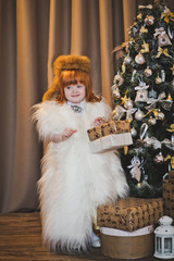 A Christmas portrait of your little Princess in furs 4556.