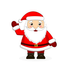 Santa Claus on white background