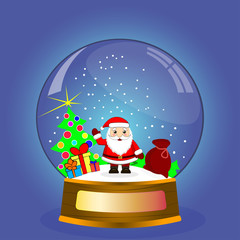 Santa Claus with gifts