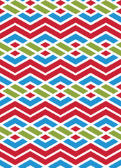 Bright abstract seamless pattern with interweave lines.