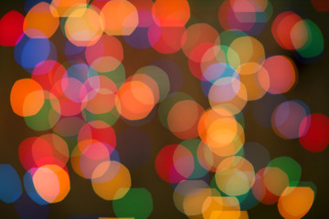 Colorful bokeh background. Texture of colorful bokeh background. 