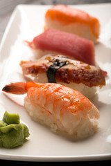 Traditional japanese sushi