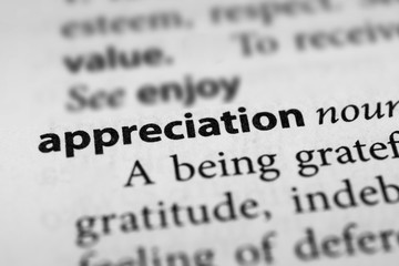 Appreciation - obrazy, fototapety, plakaty