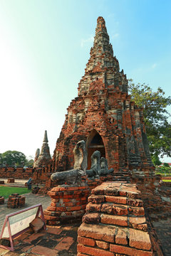 Wat Chaiwatthanaram the temple in Thailand