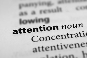 Fototapeta premium Attention