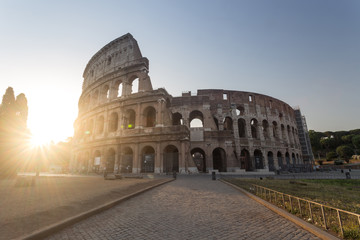 Fototapeta premium Wielkie Koloseum, Rzym, Włochy
