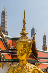 Fototapeta premium Kinnara, Mythological figure at Wat Phra Kaew