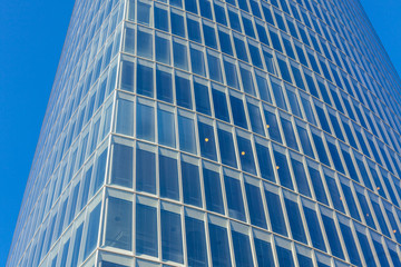 Office glass skyscraper building