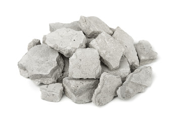 Pile of concrete rubble